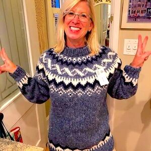 Iceland hand knit wool sweater from The Hand knitting Association of Iceland
